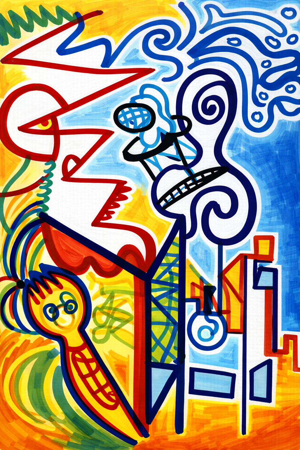 Red Blue and the Silver Spork